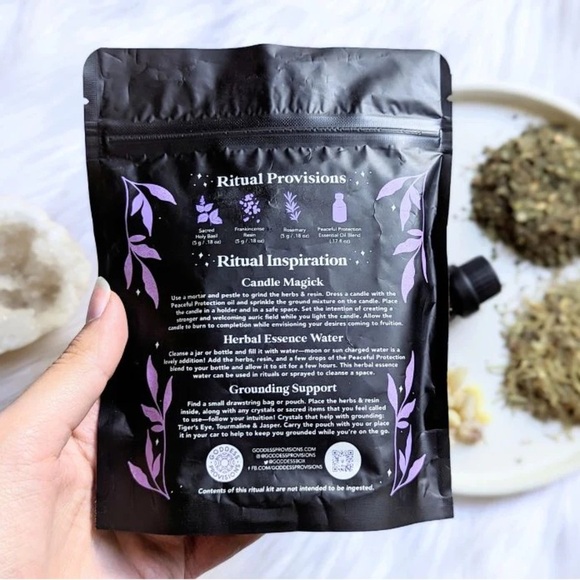 Black and Purple Bath Soak with Mystical Elements - Picture 4 of 5